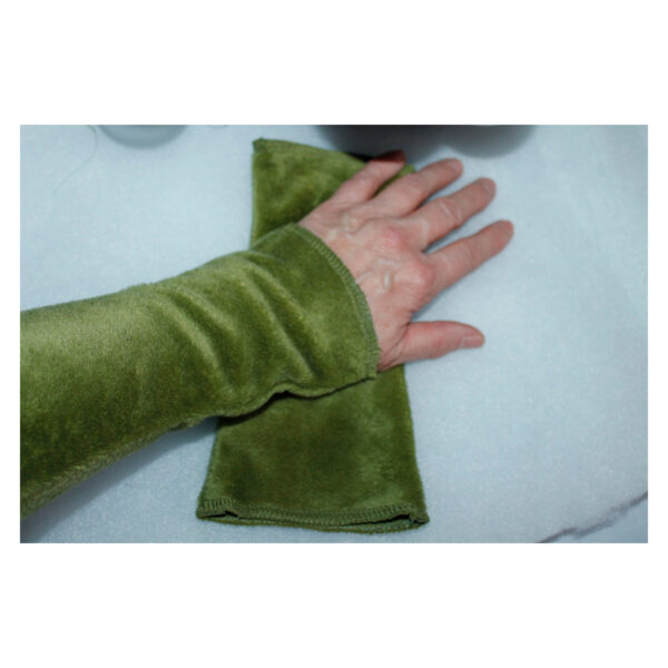 Armstulpen - Ärmelverlängerung - Polarfleece - verschiedene Farben -  STPF - senf – Bild 6