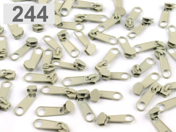 10 x Zipper - für Endlosreißverschluss - 3mm - verschiedenen Farben – Bild 25