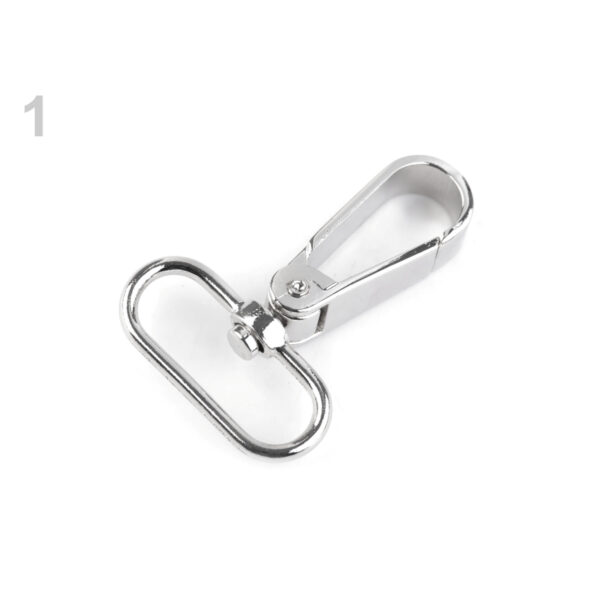 2 Stk. Karabiner - Karabinerhaken für 30mm Gurtband / Schlüsselband - Farben – Bild 2