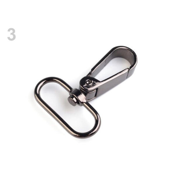 2 Stk. Karabiner - Karabinerhaken für 30mm Gurtband / Schlüsselband - Farben – Bild 4