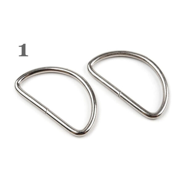 10 Halbringe - D-Ringe 3 mm - für 38mm Gurtband - versch. Farben – Bild 2
