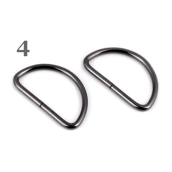10 Halbringe - D-Ringe 3 mm - für 38mm Gurtband - versch. Farben – Bild 4