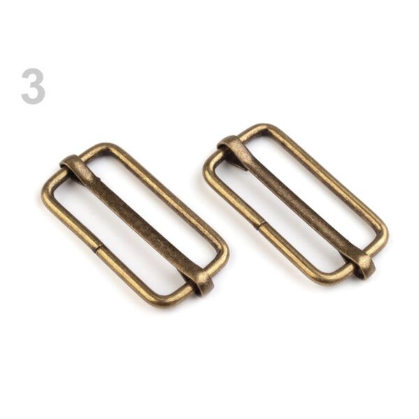 5 Schieber - Schnallen - für 30mm Gurtband - versch. Farben – Bild 4