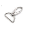 2 Stk. Karabiner - Karabinerhaken für 25mm Gurtband / Schlüsselband - 4 Farben – Bild 5