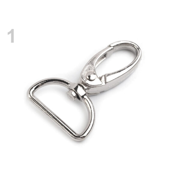 2 Stk. Karabiner - Karabinerhaken für 25mm Gurtband / Schlüsselband - 4 Farben – Bild 5