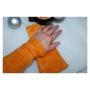 Armstulpen - Ärmelverlängerung - Polarfleece - verschiedene Farben -  STPF - senf