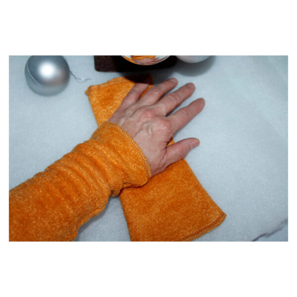 Armstulpen - Ärmelverlängerung - Polarfleece - verschiedene Farben -  STPF - senf