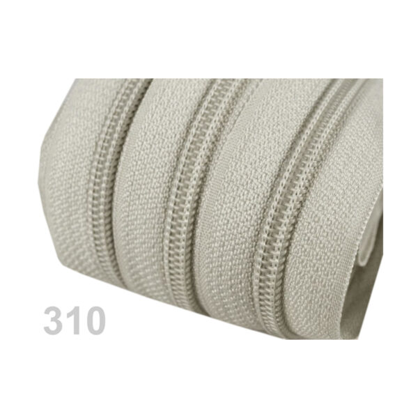 0,95EURO/m,  5m endlos Reißverschluss - 5mm-Spirale - inkl.10 Zipper - Gelbtöne – Bild 10