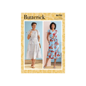 Butterick Schnittmuster - B6722 -  Sommerkleid mit Stufenrock