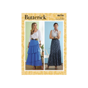 Butterick Schnittmuster - B6736 - Damenrock, Stufenrock