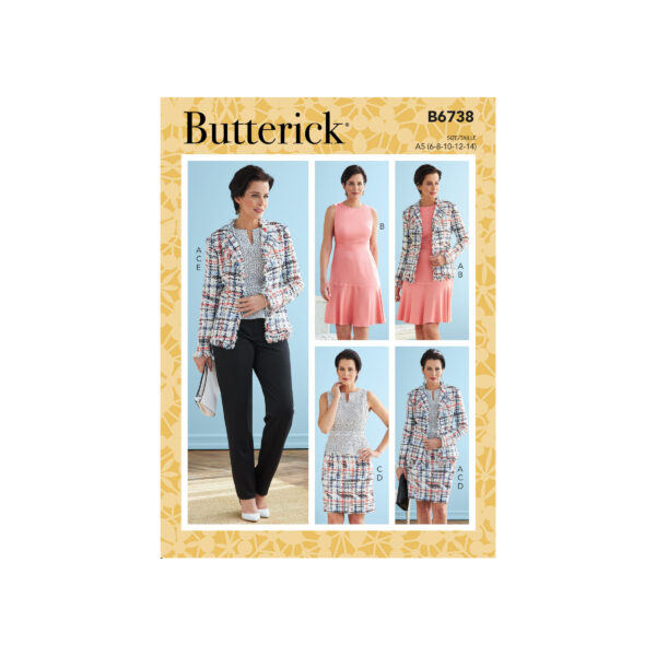Butterick Schnittmuster - B6738 - elegante Damenkombination