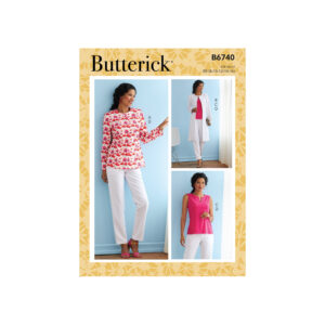 Butterick Schnittmuster - B6740 - Damenhose, Shirt, Blazer, Mantel