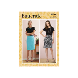 Butterick Schnittmuster - B6746 - schlichter, Stiftsrock