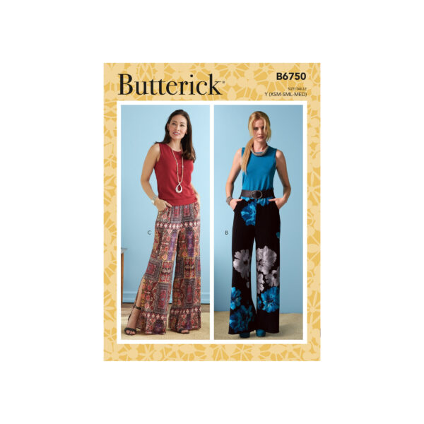 Butterick Schnittmuster - B6750 -  einfache Schlupfhose