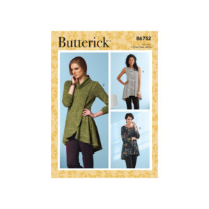 Butterick Schnittmuster - B6752 -  langes  Damenshirt, Lagenlook