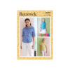 Butterick Schnittmuster - B6753 - Basicshirt, Damenshirt, Damenbluse