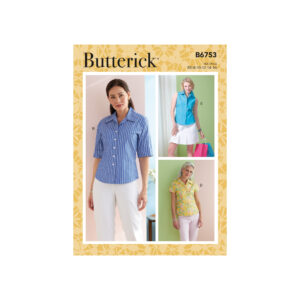 Butterick Schnittmuster - B6753 - Basicshirt, Damenshirt, Damenbluse