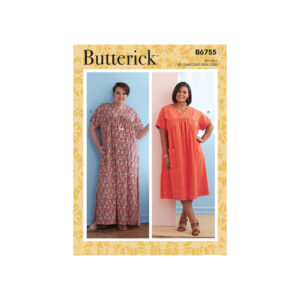 Butterick Schnittmuster - B6755 - schlichtes weites Damenkleid