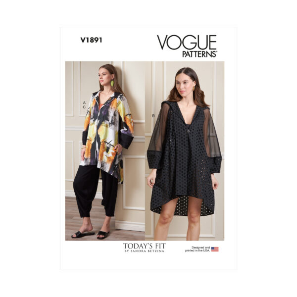 Vogue Schnittmuster V1891 - Jacke, Mantel und Hose