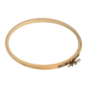 Stickrahmen - rund - Bambus - hell - Ø 19,5 cm