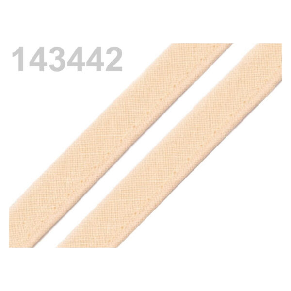 0.58EUR/m - 5m Paspelband, Biesenband - Baumwolle - 12 mm - helle Farben – Bild 5