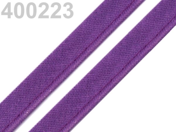 0.58EUR/m - 5m Paspelband, Biesenband - Baumwolle - 12 mm - dunkle Farben – Bild 6