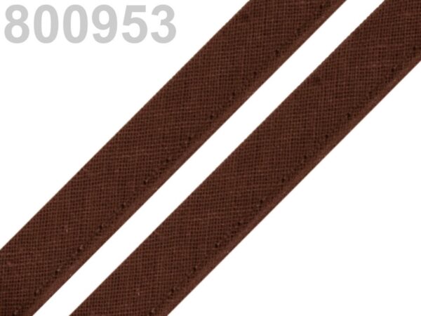 0.58EUR/m - 5m Paspelband, Biesenband - Baumwolle - 12 mm - dunkle Farben – Bild 11