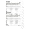 Butterick Schnittmuster - B6754 - Basicshirt, Damenshirt, Damenbluse – Bild 6