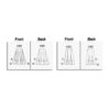 Butterick Schnittmuster - B6743 - schlichter, leicht ausgestellter Bahnenrock – Bild 7