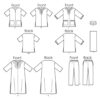 Butterick Schnittmuster - B6748 - Hausanzug, Tunika, Hauskleid – Bild 4