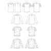Butterick Schnittmuster - B6754 - Basicshirt, Damenshirt, Damenbluse – Bild 7