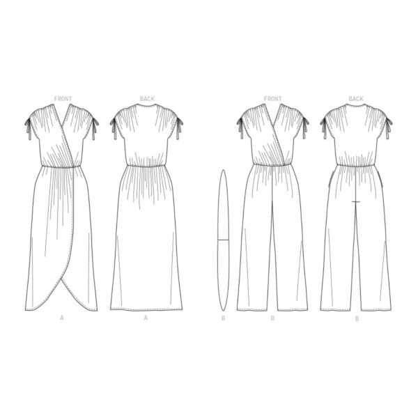 Butterick Schnittmuster - B6756 - lässiges Sommerkleid, Sommeroverall – Bild 9