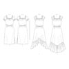 Butterick Schnittmuster - B6757 - Sommerkleid, Carmenausschnitt – Bild 9