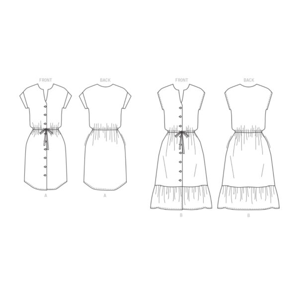 Butterick Schnittmuster - B6758 - Damenkleid, Sommerkleid – Bild 10