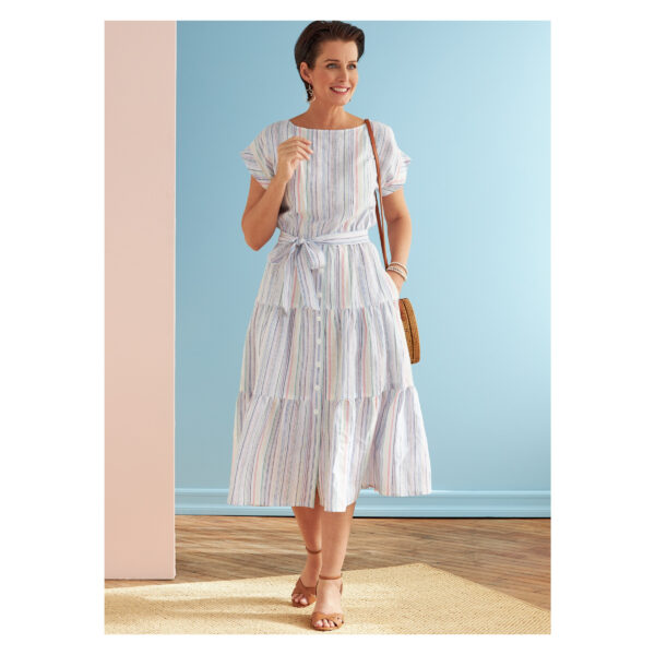 Butterick Schnittmuster - B6722 -  Sommerkleid mit Stufenrock – Bild 2