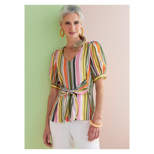 Butterick Schnittmuster - B6731 - Sommerbluse, Shirt mit Puffärmel – Bild 2