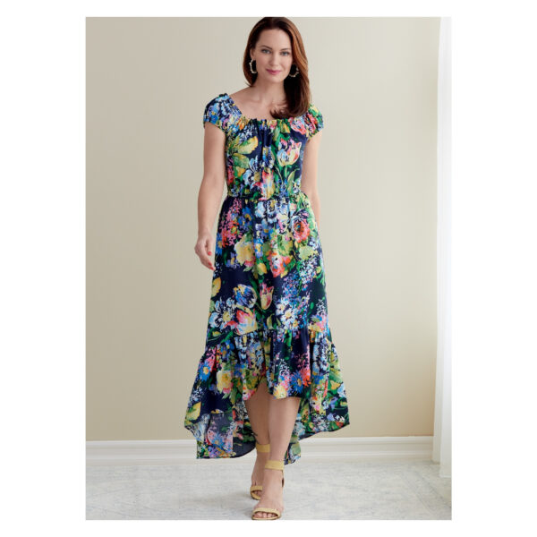 Butterick Schnittmuster - B6757 - Sommerkleid, Carmenausschnitt – Bild 2