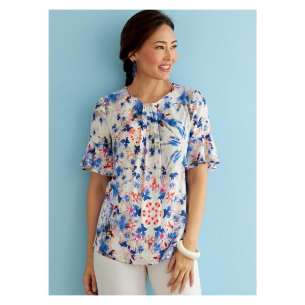 Butterick Schnittmuster - B6730 - schlichte Sommerbluse, Shirt – Bild 3