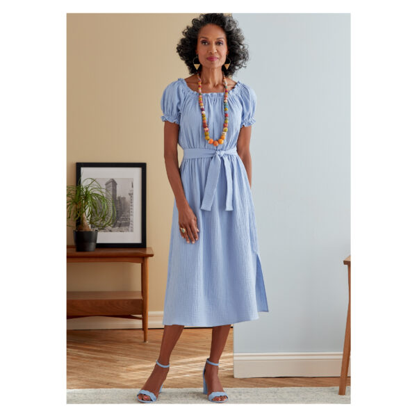 Butterick Schnittmuster - B6757 - Sommerkleid, Carmenausschnitt – Bild 3