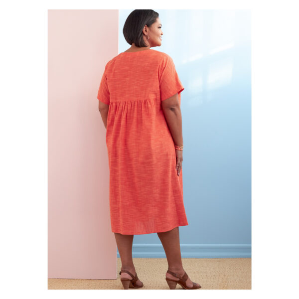 Butterick Schnittmuster - B6755 - schlichtes weites Damenkleid – Bild 5