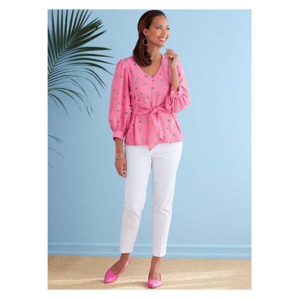 Butterick Schnittmuster - B6731 - Sommerbluse, Shirt mit Puffärmel – Bild 6