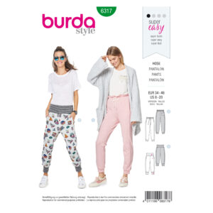 Burda Style Schnittmuster - Hose - Joggpants - Jogginghose - Nr. 6317