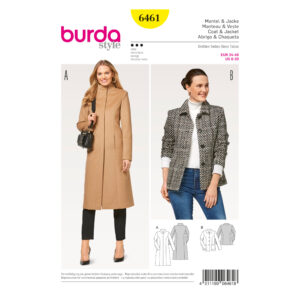 Burda Style Schnittmuster - Mantel und Jacke - Nr. 6461