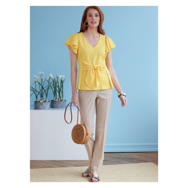 Butterick Schnittmuster - B6731 - Sommerbluse, Shirt mit Puffärmel – Bild 7