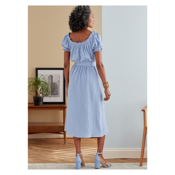 Butterick Schnittmuster - B6757 - Sommerkleid, Carmenausschnitt – Bild 7