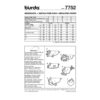 Burda Style Schnittmuster - Mantel - Hundemantel - Hundeumhang - Hundecape - Nr. 7752 – Bild 12