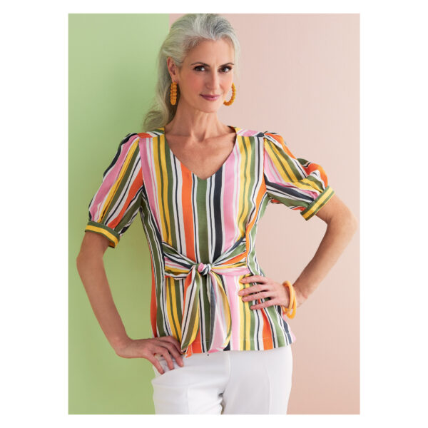 Butterick Schnittmuster - B6731 - Sommerbluse, Shirt mit Puffärmel – Bild 8