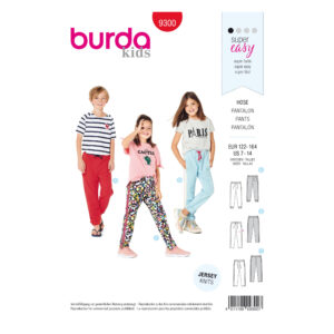 Burda Schnittmuster - Jogginghose - Gummizughose - Sweatpants - Nr. 9300