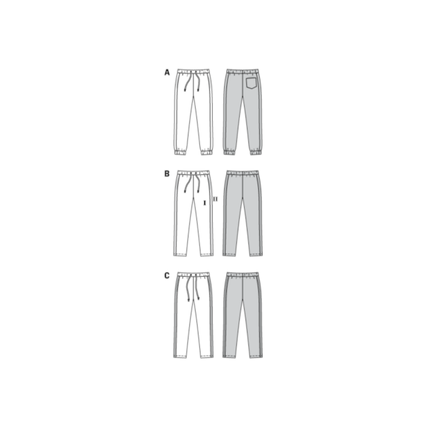 Burda Schnittmuster - Jogginghose - Gummizughose - Sweatpants - Nr. 9300 – Bild 11