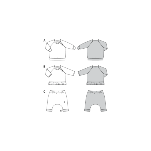 Burda Kids Schnittmuster - Kombination - Shirt & Hose - Nr.9312 – Bild 10